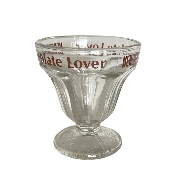 Hershey's Chocolate Lover Dessert Cup Glass Ice Cream Sundae - Picture 3 of 5